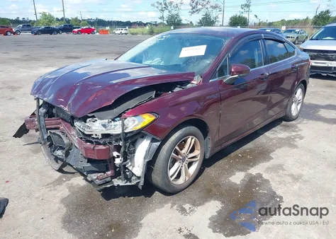 2018 Ford Fusion Se из США, поврежденный, VIN 3FA6P0HD7JR200877